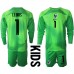 Cheap France Hugo Lloris #1 Goalkeeper Away Football Kit Children World Cup 2022 Long Sleeve (+ pants)
